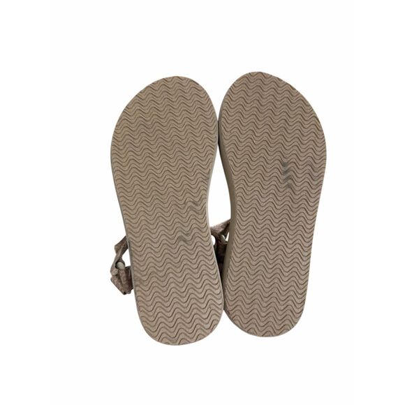 Zella Sandals Womens Size 6 Tan Leopard Print Lightweight Platform - Picture 6 of 6